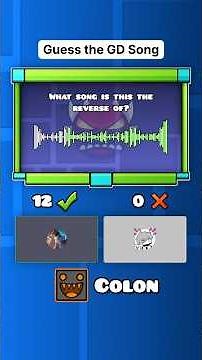 Impossible GD Song Quiz (Ft. Colon, Cibles, Sdslayer, Cruz) #geometrydash