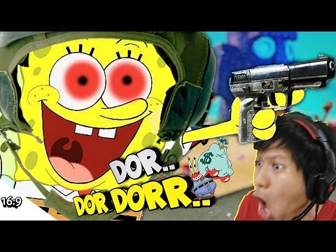 SPONGEBOB JADI PENAGIH HUTANG YANG JAHAT!!!!! SpongeGlock [INDONESIA] ~Jadi Anak Buah Krab!!