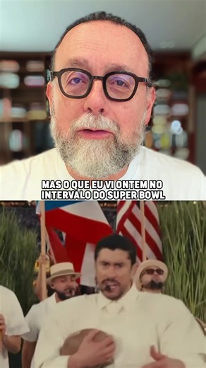 Bad Bunny no Super Bowl deixou uma mensagem que precisa ser lembrada sempre: todos nós somos a América. Alguns vão enxergar como um gesto anti-Trump. Eu vejo como algo ainda mais profundo. Orgulho das próprias raízes. Identidade que não se apaga. Voz que não se cala, mesmo no maior palco do mundo. Porque a verdadeira força de um povo está em não esquecer de onde veio. #BadBunny #SuperBowl #CulturaLatina #Identidade #Orgulho