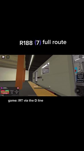 R188 (7) train full route #fyp #fypシ #mta #viral #train #subway #full #route #roblox #game #7 #IRT