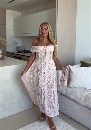 Lace Maxi Dress for Wedding Guests — Elegant Tiktok Shop Find