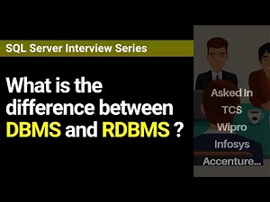 What is the difference between DBMS and RDBMS ?
