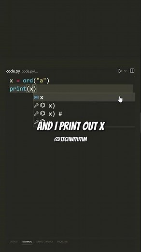 How to get the ASCII value of any character in Python