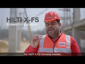 HILTI X-FS Formstop Technology for replacing traditional Column Starters