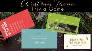 Christmas Theme Trivia Game