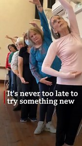 21K views · 128 reactions | Thinking of a New Year's resolution? Members of this over-55s ballet class say it's never too late to try something new. https://bbc.in/3eDcnyU | BBC Nottingham | Facebook