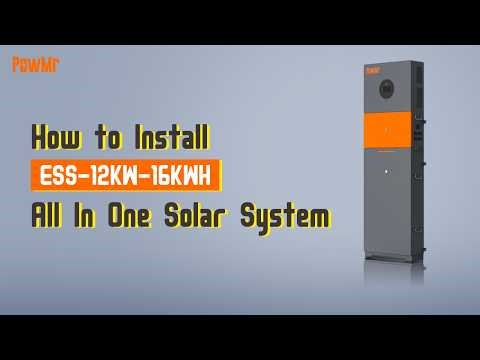 ESS-12KW-16KWH System Installation Guide | Full Wiring Explained