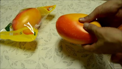 Squishy Gold Mango Colossal Slow Rising Scented Fruit Squishies