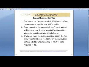ICAN Nov 2021 Management Information Revision Live Class