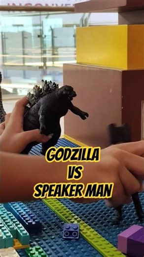 Godzilla vs Speaker man #godzilla #ultraman #anime #movie