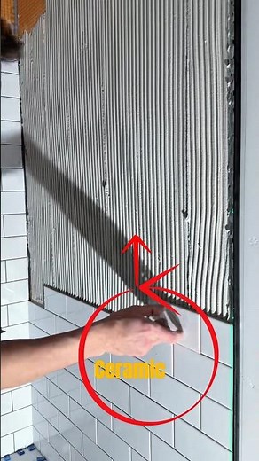 Perfect Tile Installation Technique Using a Notched Trowel.