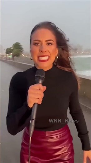 Reporter vs. Wind! 💨 LIVE NEWS CHAOS! 🤣
