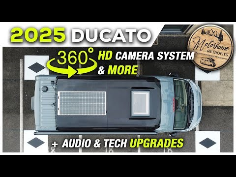 2025 Motorhome Gets Signature 360° HD Camera System + Audio & Tech Upgrades!