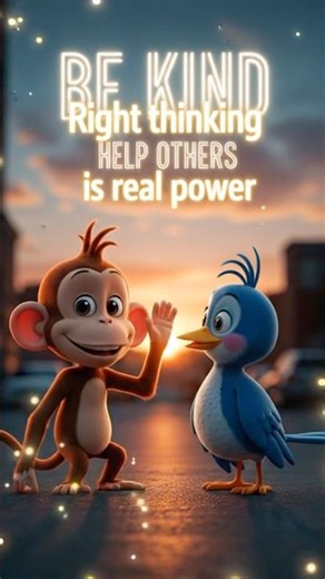 Hungry monkey and the cleverness of the bird 🐒 (Must Watch)”