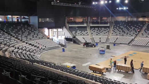 IT IS TIME!! The most wonderful time of the year! The 2026 OSSAA Basketball State Tournament! Some things change, some things don't. This is the same floor from The Big House. This will be our (Ellen and myself) home for 10 days over the next 2 weeks, Lord willing. Let's GO! #TheRoadToTheColiseum #TheRoadToTheGoldBall | I Was At The Game