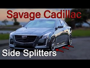Savage Sport V3 Side Splitters | For 3rd Gen Cadillac CTS