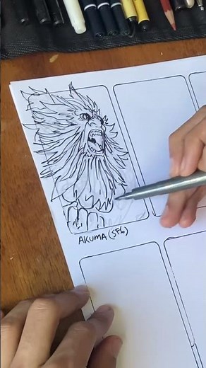 Akuma from Street Fighter 6 - Sketch