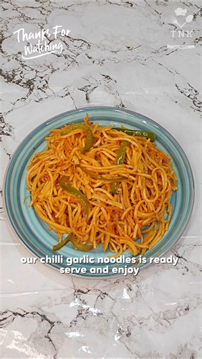 Garlic Chilli Noodles in 10 Minutes!
