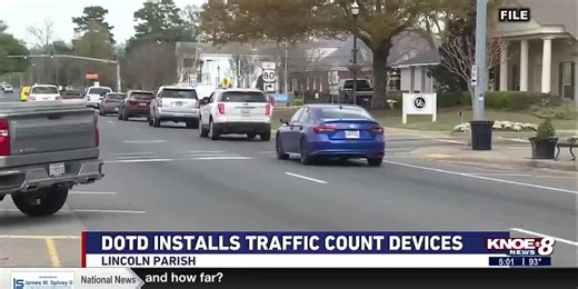 DOTD installs traffic counting devices across Louisiana