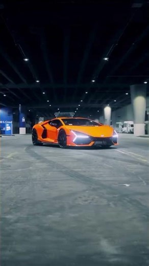 Lamborghini Revuelto edit, you should focus on the contrast between its traditional V12 roar and its