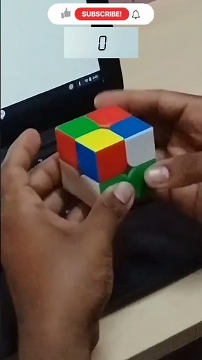 2.22s Rubik's Cube 2x2 Solve! #shorts