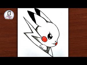 How to Draw Pikachu Step by Step | Easy Drawing Tutorial for Beginners | Pencil Drawing Step by Step