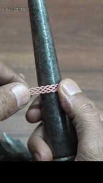 Copper Wire Ring Making #diy #wireworks #copperring #handmade