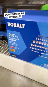 $99 Mechanic Tool Set DEALS Lowe's Home Improvement #lowes #tools #toolset #mechanics #deals #sale #discount #savings #handtools | Mastering Mayhem