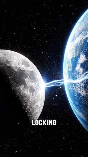 Why the Moon Never Turns — The Secret of Tidal Locking #shorts
