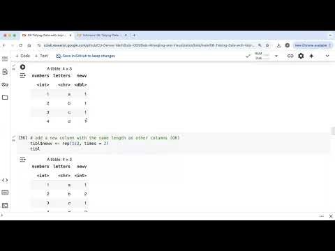 Adding Variables with Different Lengths to tibbles and data frames