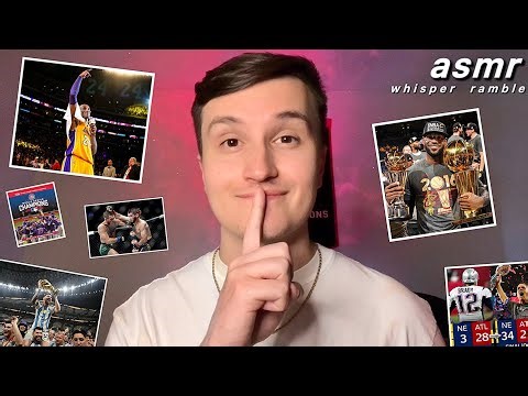 ASMR | My Favorite Sports Moments 🏀 (nba, nfl football, soccer) 💤 Whisper Ramble 💤