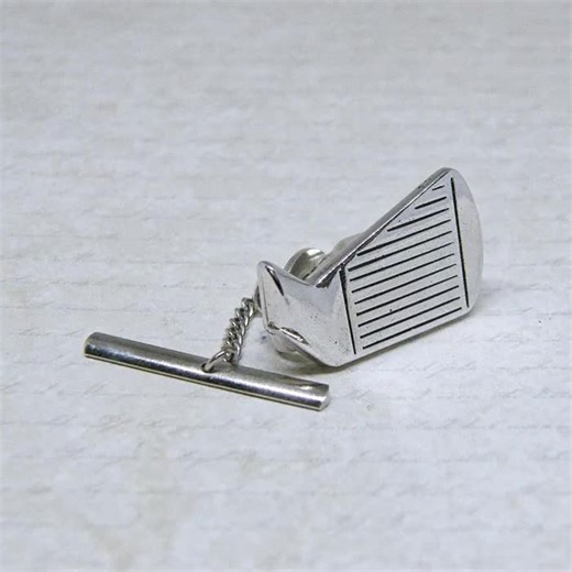 Short Swank Golf Club Head Vintage Tie Clip: Silver-tone Golfer Gift - Etsy