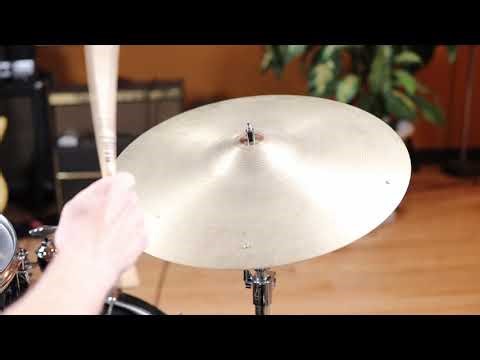 18" Zildjian A 1960s Medium Thin Sizzle Crash Ride Cymbal 1402g