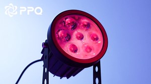 PPQ Solar Flag Pole Light,New 7 LED Bright Solar Powered Spotlight 12H/5W Outdoor Waterproof, Fits 1.6"-3.2" Flagpoles & Inground & Wall, Dusk to Dawn Auto On/Off(6000K White)