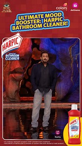 823K views · 10K reactions | Bigg Boss ke ghar mein achhe mood ka raaz ek hi cheez ho sakta hai: ek saaf bathroom, cleaned by Harpic Bathroom Cleaner! #Harpic #HarpicBathroomCleaner #BathroomCleaner #Colors #BiggBoss18 #BiggBoss #BB18 | Harpic India | Facebook