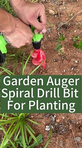 Tree Planting Digging Machine Bsmall Garden Soil Drill Auger Spiral Drill Bit Garden Drill Planter