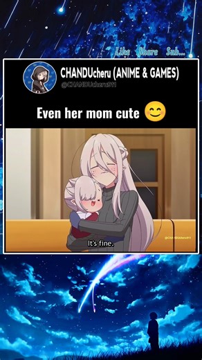 Even her mom cute 😊 #anime #shorts #animeedits #animelover