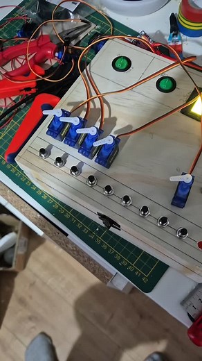 Moving servos from the new box! ————————————————————————————— #imrguk #modeling #modelrailway #modelrailroad #modelengineering #gwr #greatwesternrailway #godswonderfulrailway #4mmscale #4mm #scalemodelling #scalefour #emgauge #finescalemodeler #finescale #finescalemodelling #hornby #bachmann #dapol #heljan #accurascale #rapido #kernow #vallejo #youtube #youtubechannel #arduino #arduinoproject | The Little Western Model Railway