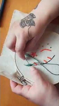 Broderie 🪡 - Comment faire le point lancé