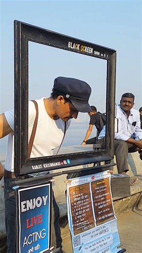 Keep testing yourself...Black Screen Show | Open Air Live Acting | Mumbai | Ranjit Krishnawat