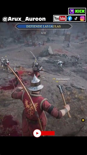 TU COMPAÑERO ASEGURANDO LA KILL EN CHIVALRY