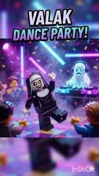 Valak Dance Party?! 😂😈|Funny Video animation cartoon| #lego #shorts