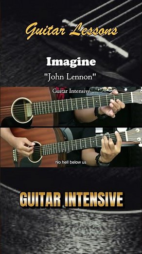 Imagine - John Lennon | EASY Guitar Lessons - Guitar Tutorial #guitarlessons