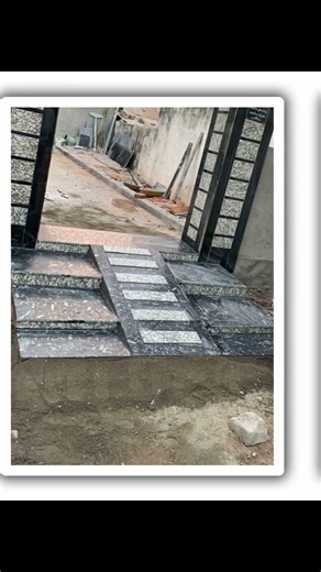 🙏 Adarsh tiles feeting instulation new kitchen and footstairs design #like #subscribe #machine ❤️👍