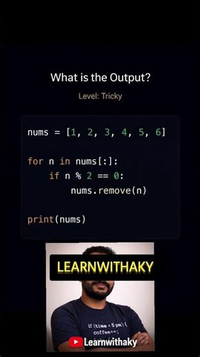 comment your Answer #coding #learnwithaky #python #pythontutorial #pythonchallenge