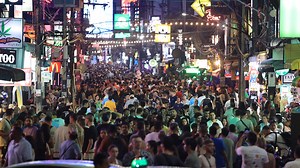 143K views · 1K reactions | Saturday night in Bangla Road, Patong Beach Phuket  What will it be like in December and January?  . . . #patong #phuket #thailand #banglaroad #nightlife #venue #bars #walkingstreet #music #loud #busy | Joey Santini Photography | Facebook