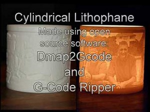 PVC Pipe Lithophane Using Open Source Software
