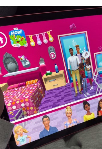 This app is a must have if you’re a girl mom 😊🩷 #barbie #dreamhouse #app #ipad #girl