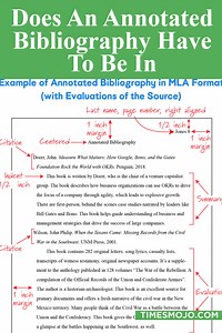 Does an annotated bibliography have to be in alphabetical order MLA? - TimesMojo