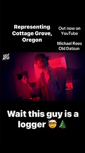 Wait, this guy is a logger!!! 🤯 #artist #rap #hiphop #music #country #viral #oregon #logger